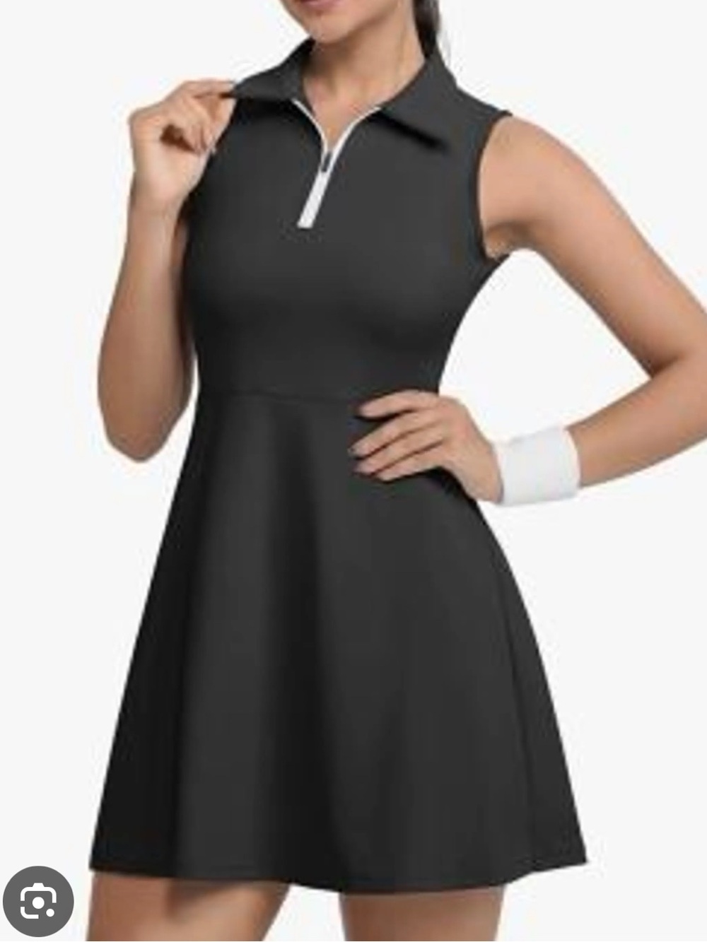 Halara Everyday 2-in-1 Collared Sleeveless Activity Dress NEVER WORN Size XS